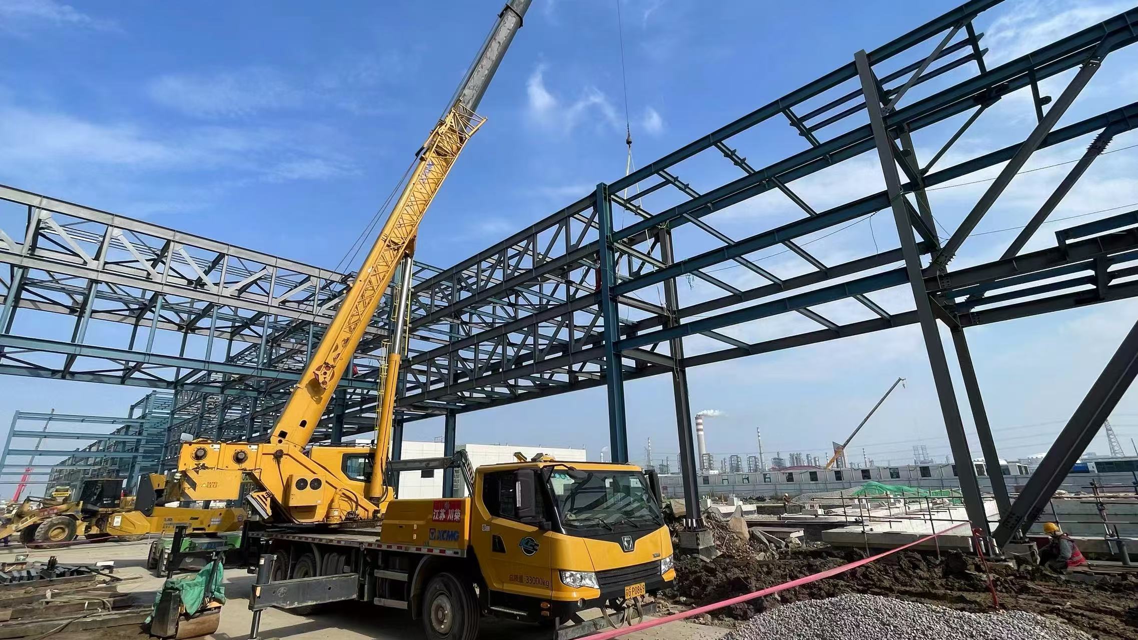 春潮涌动时 项目建设忙(图3) 春潮涌动时 项目建设忙--连云港石化项目建设稳步推进(图3)