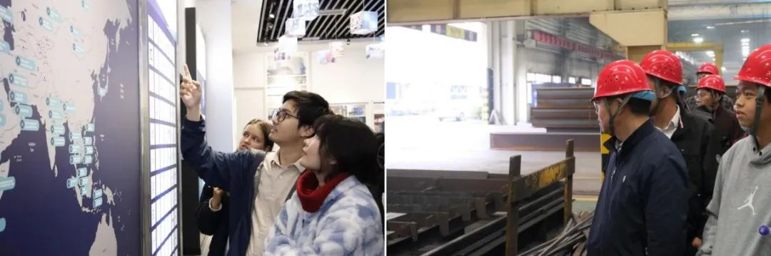浙江大学国际教育学院学生走进杭萧钢构参观交流 (图3) 浙江大学国际教育学院学生走进杭萧钢构参观交流 (图3)
